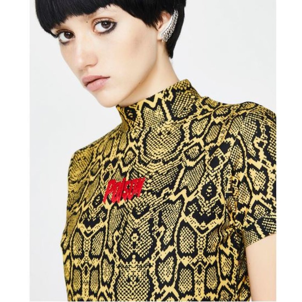 The Ragged Priest Dose Snake Print Top